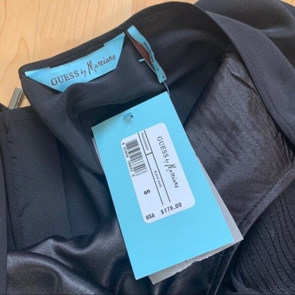 New Black Sequin Marciano Dress Size small - Picture 5 of 9